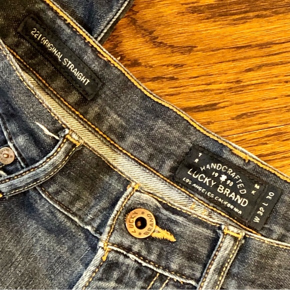 LUCKY BRAND Mens 221 Original Straight Leg Jeans Sz 32 x 30 - Picture 5 of 8